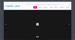 Desktop Screenshot of nadielabs.com