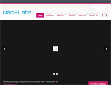Tablet Screenshot of nadielabs.com
